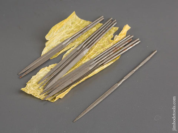 One Dozen Half Round Swiss Needle Files - 83058
