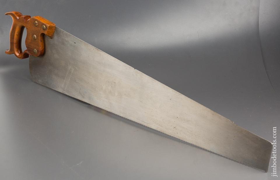 Near Mint! 10 point 26 inch Crosscut DISSTON No. 8 Spring Steel Hand Saw - 83083
