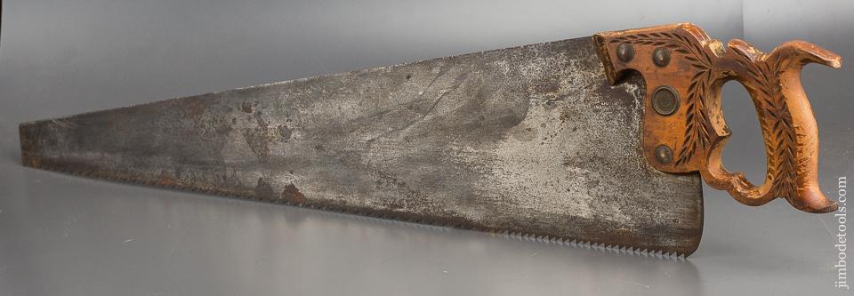 5 point 28 inch Rip DISSTON No. 12 LONDON SPRING Hand Saw - 83085