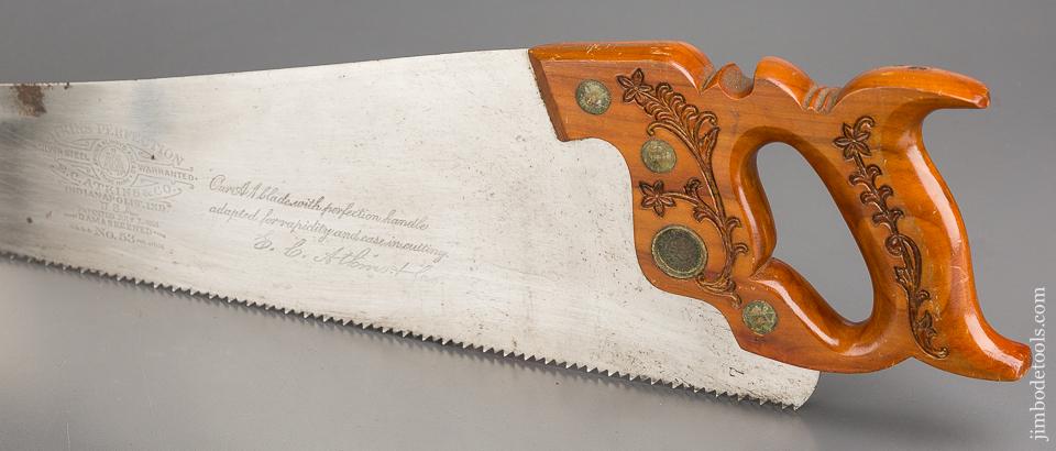 Fine 10 point 20 inch Rip ATKINS No. 53 Hand Saw - 83097