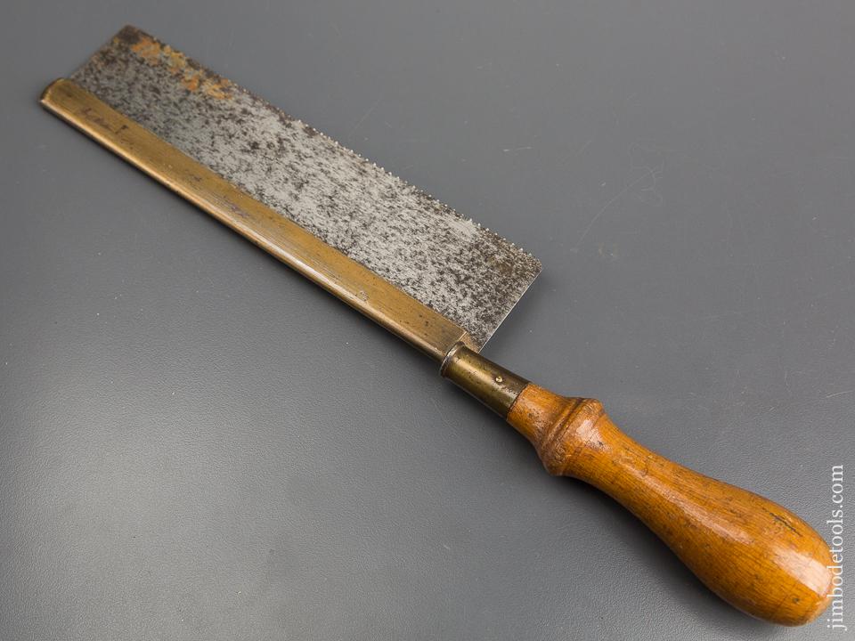 15 point 8 inch Rip DISSTON No. 68 Brass Back Dovetail Saw - 83101