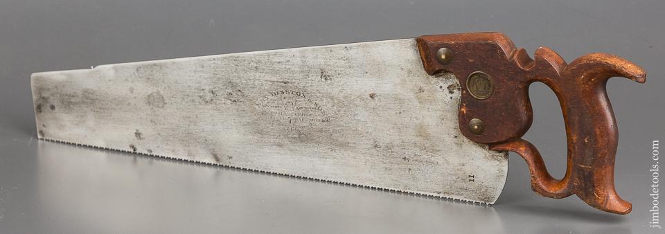 FINE 11 point 16 inch Crosscut DISSTON No. 7 Hand Saw - 83117