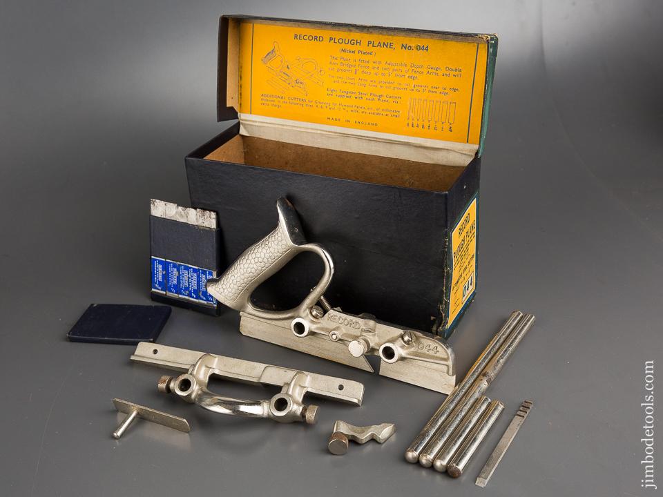 RECORD No. 044 Plough Plane 100% COMPLETE in Original Box - 83146