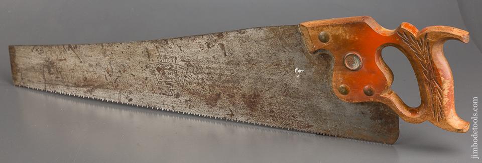 8 point 20 inch Crosscut DISSTON No. 120 ACME Hand Saw - 83187