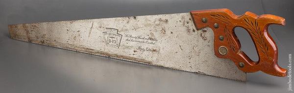 10 point 26 inch Crosscut DISSTON D23 Hand Saw - 83191