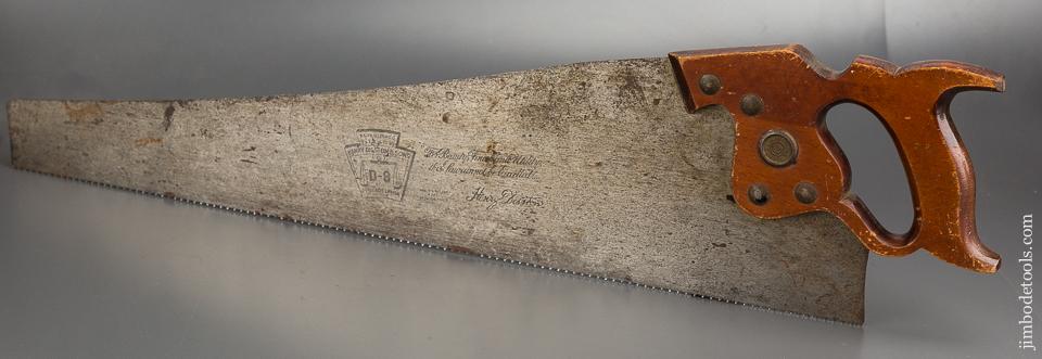10 point 26 inch Crosscut DISSTON D8 Hand Saw - 83193