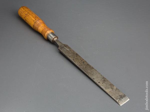 1 x 15 1/2 inch I. SORBY Long Thin Ash Handled English Paring Chisel - 83203