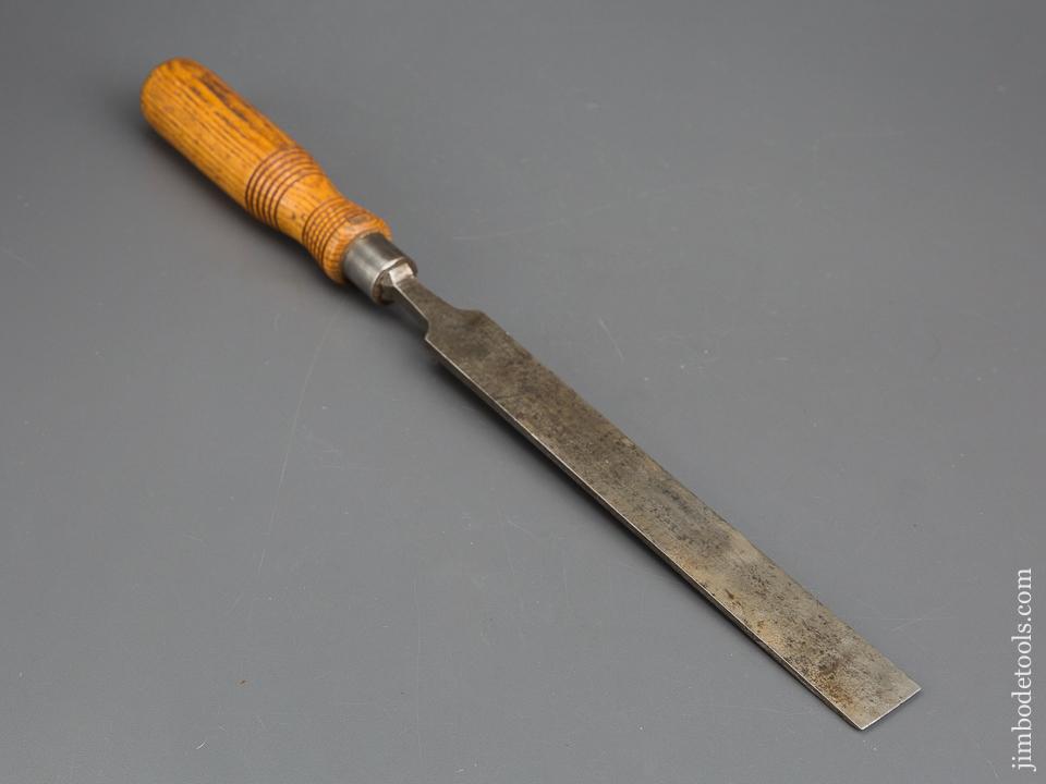 1 x 15 1/2 inch I. SORBY Long Thin Ash Handled English Paring Chisel - 83203