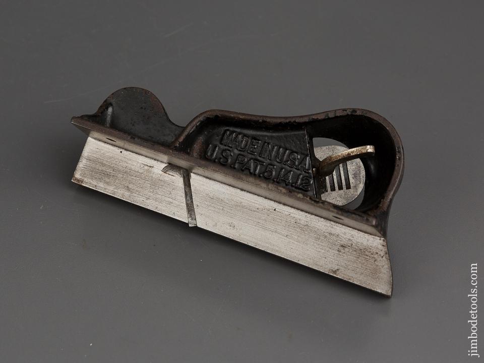 BODMER Patent May 14, 1912 STANLEY No. 95 Edge Trimming Block Plane - 83233