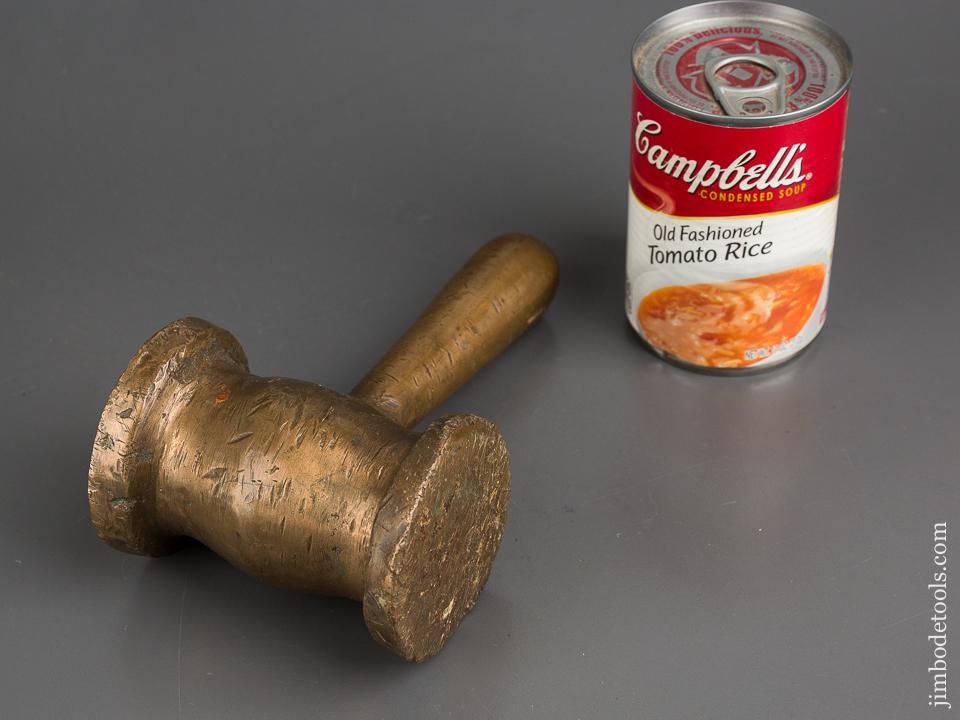 6 1/2 pound Solid Brass Carving Mallet - 83246