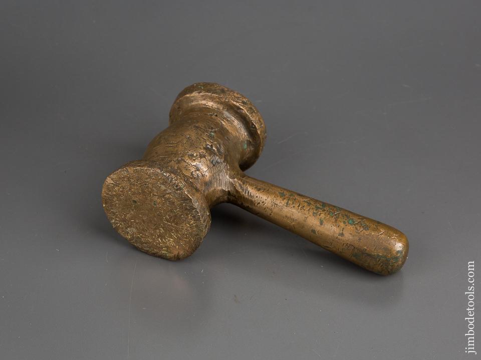 6 1/2 pound Solid Brass Carving Mallet - 83246