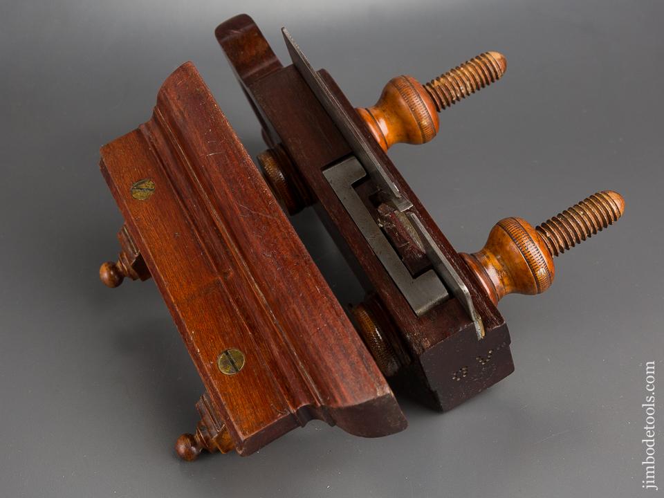 Lovely AUBURN TOOL CO Mahogany Plow Plane circa 1864-93 EXTRA FINE - 83254