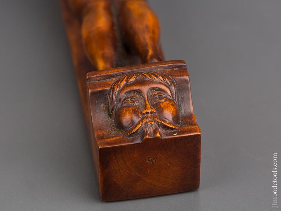 Ten inch Hand carved Lovely Lady and the Devil Plane by DAVID BROOKSHAW - 83268U