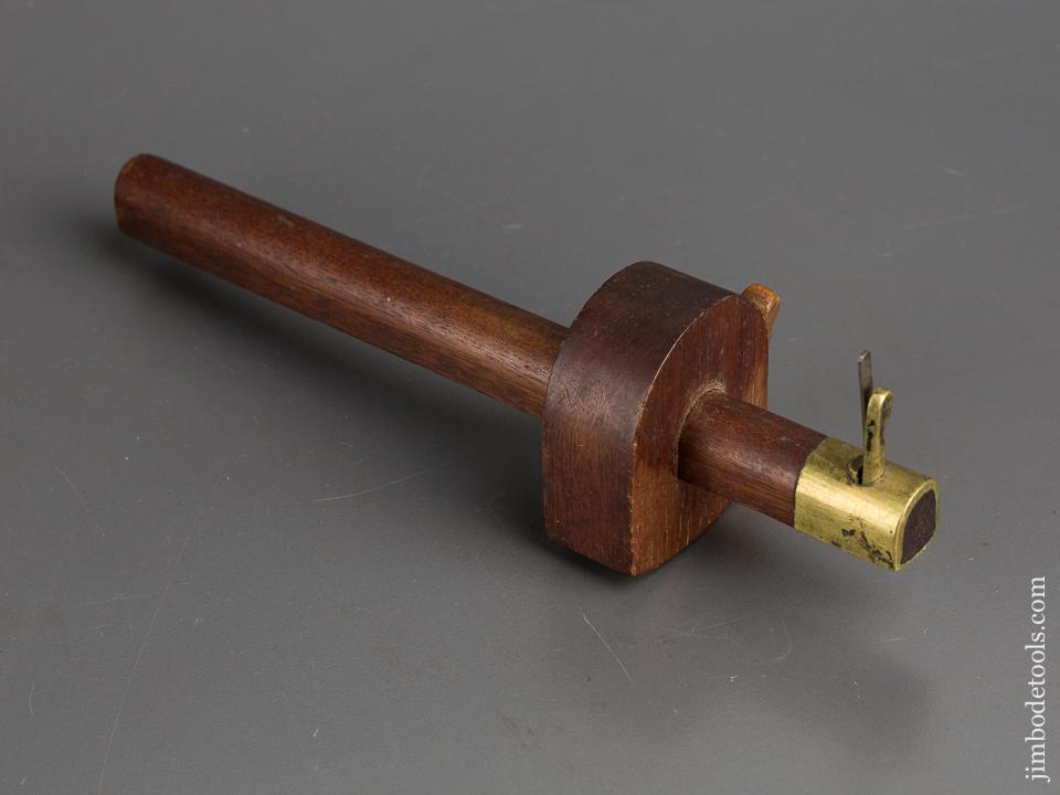 Nine inch Mahogany & Brass Slitting Gauge - 83260
