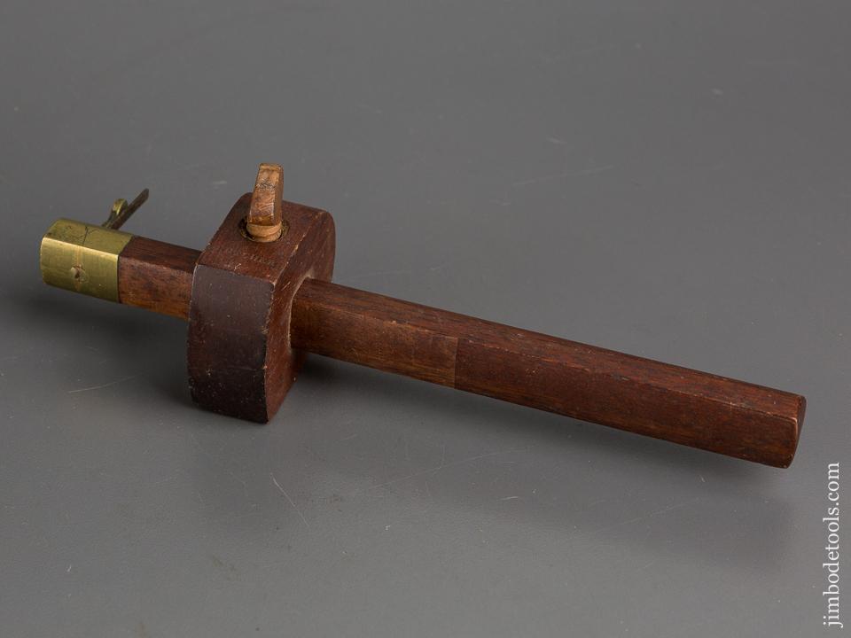 Nine inch Mahogany & Brass Slitting Gauge - 83260