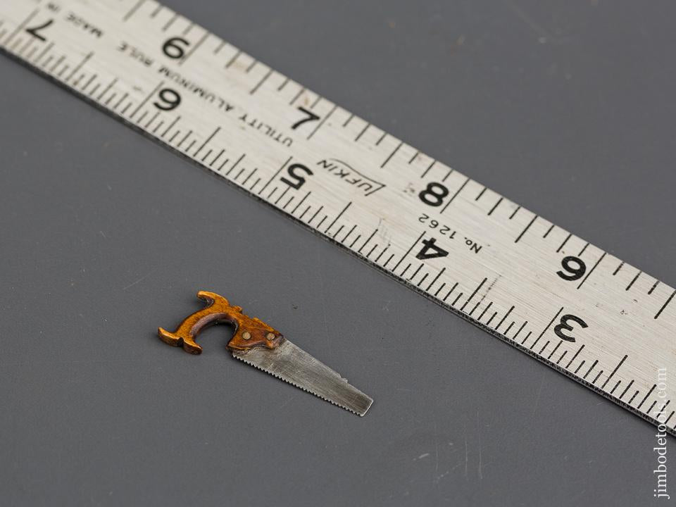 Miniature 1 3/8 inch Boxwood Hand Saw by DAVID BROOKSHAW - 83262U