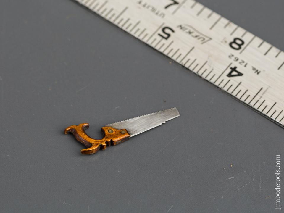 Miniature 1 3/8 inch Boxwood Hand Saw by DAVID BROOKSHAW - 83262U