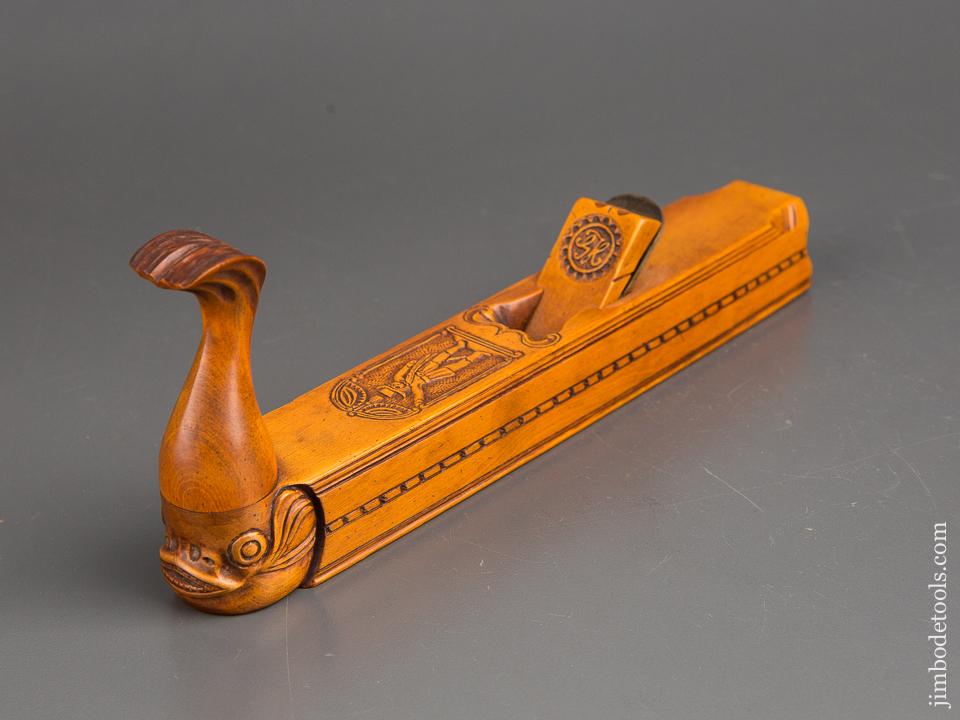 8 1/2 inch Dolphin Plane Hand carved by DAVID BROOKSHAW - 83266U