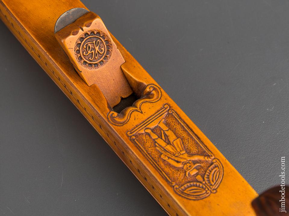 8 1/2 inch Dolphin Plane Hand carved by DAVID BROOKSHAW - 83266U