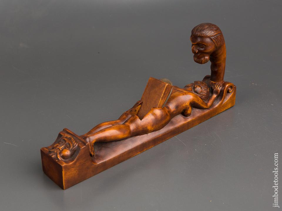 Ten inch Hand carved Lovely Lady and the Devil Plane by DAVID BROOKSHAW - 83268U