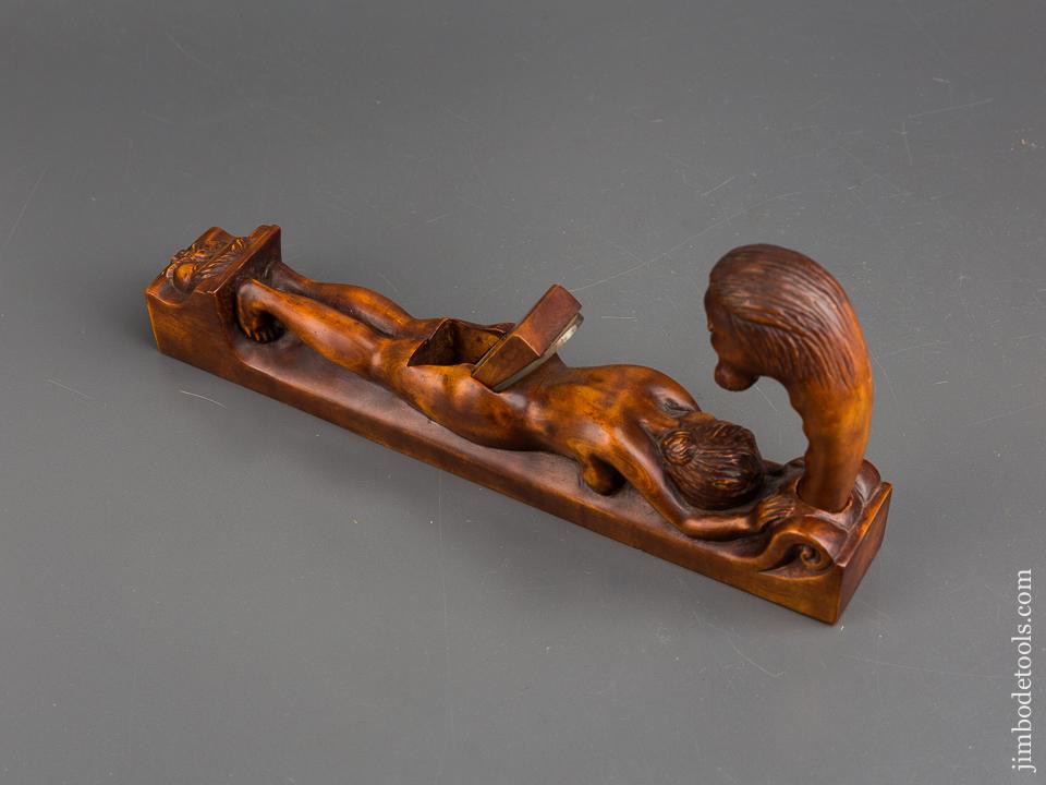 Ten inch Hand carved Lovely Lady and the Devil Plane by DAVID BROOKSHAW - 83268U