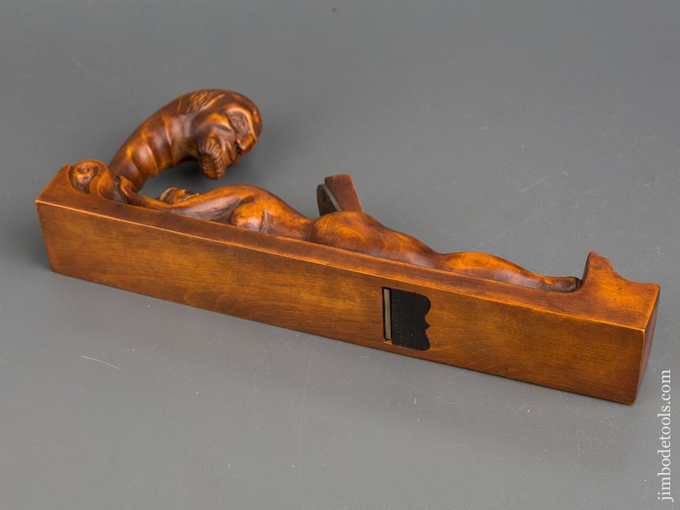 Ten inch Hand carved Lovely Lady and the Devil Plane by DAVID BROOKSHAW - 83268U
