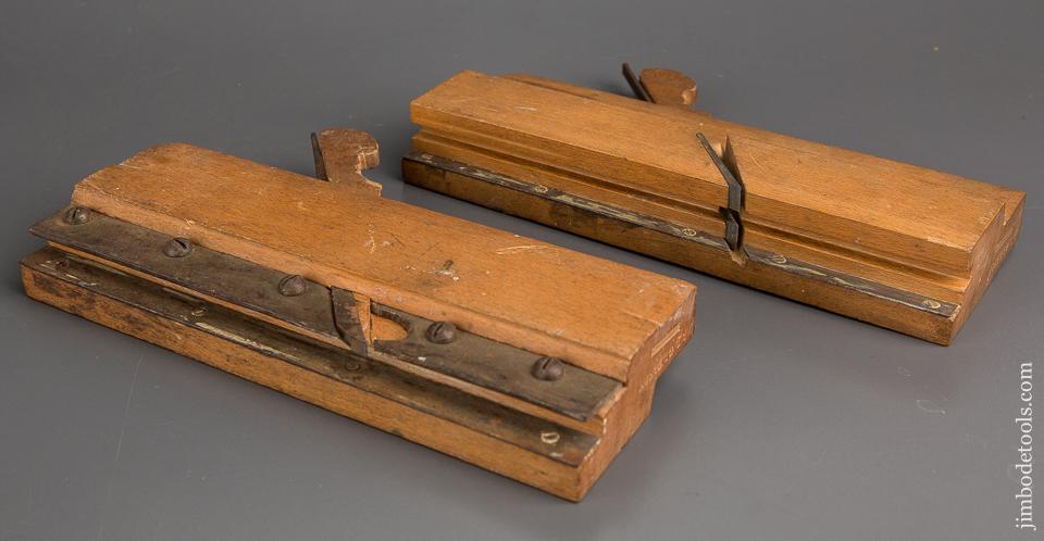 3/4 inch Tongue & Groove Planes by A. L. GLEASON WATERTOWN NY circa 1859-69 NEAR MINT - 83279