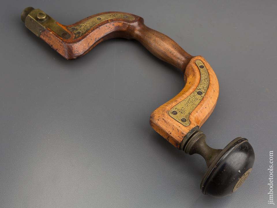 Rare! BROWN Anti-Friction Patented Sheffield Plated Brace - 83284