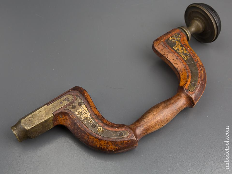 Rare! BROWN Anti-Friction Patented Sheffield Plated Brace - 83284