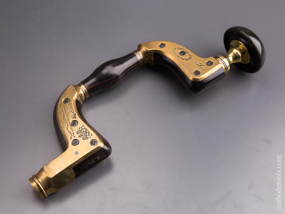 Gorgeous! MARPLES Ebony & Brass ULTIMATUM Brace - 83292U