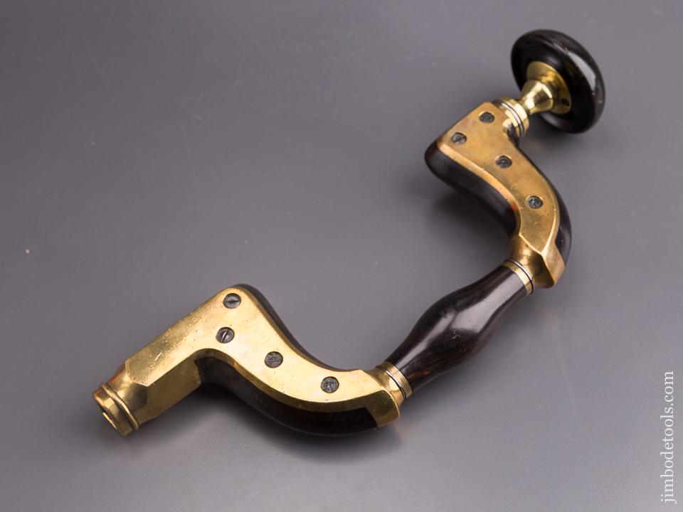 Gorgeous! MARPLES Ebony & Brass ULTIMATUM Brace - 83292U