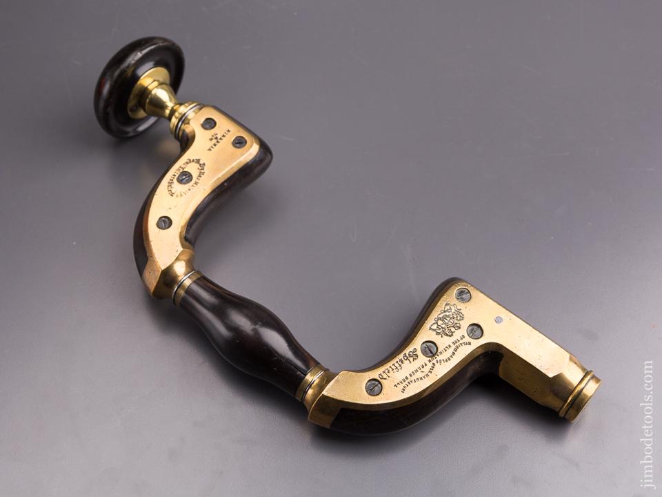 Gorgeous! MARPLES Ebony & Brass ULTIMATUM Brace - 83292U