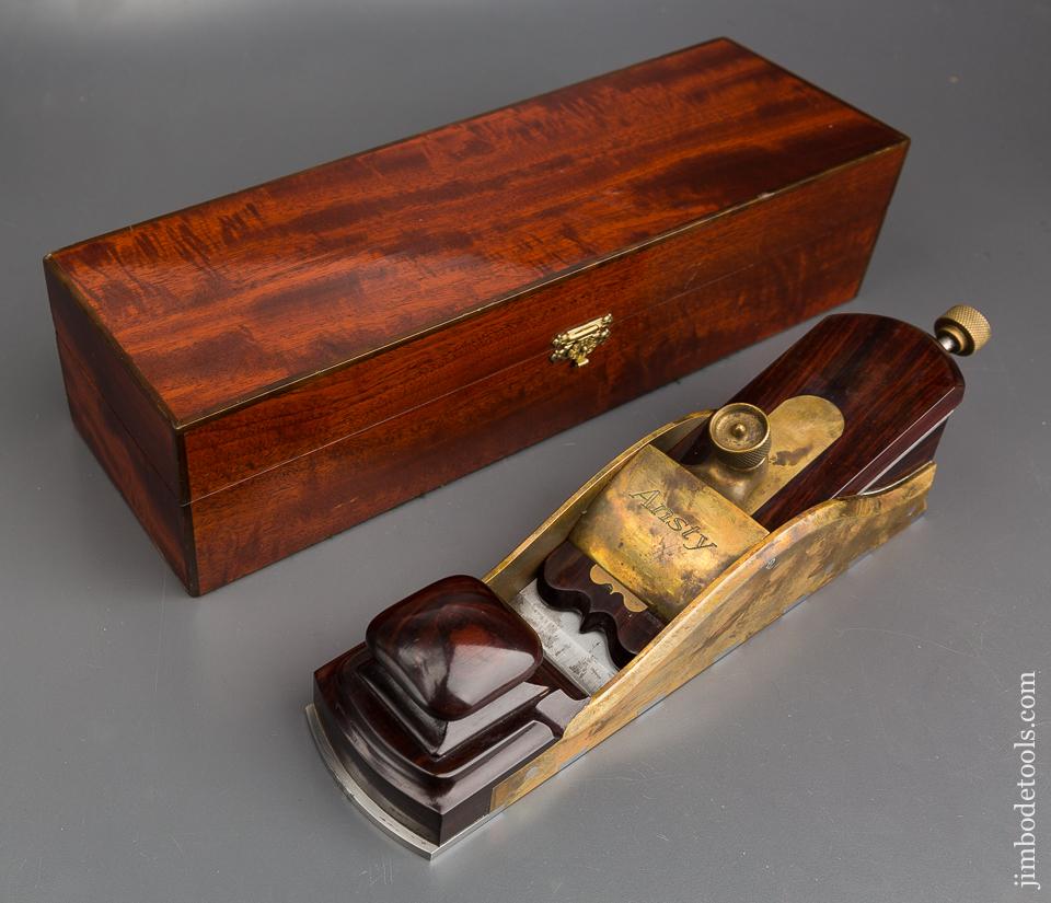Spectacular! Gunmetal ANSTY Miter Plane in Fitted Box - 83297U