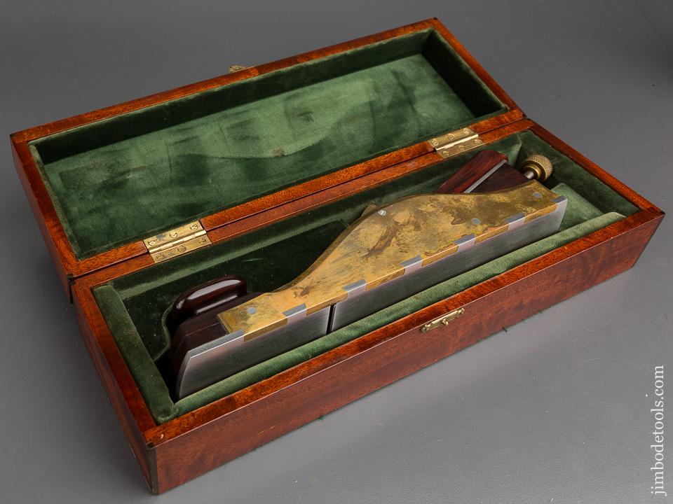 Spectacular! Gunmetal ANSTY Miter Plane in Fitted Box - 83297U