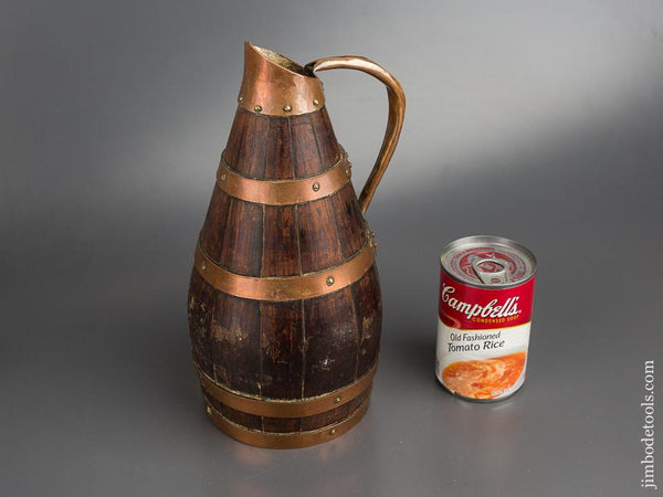 Awesome Coopered French Wine Jug - 83321