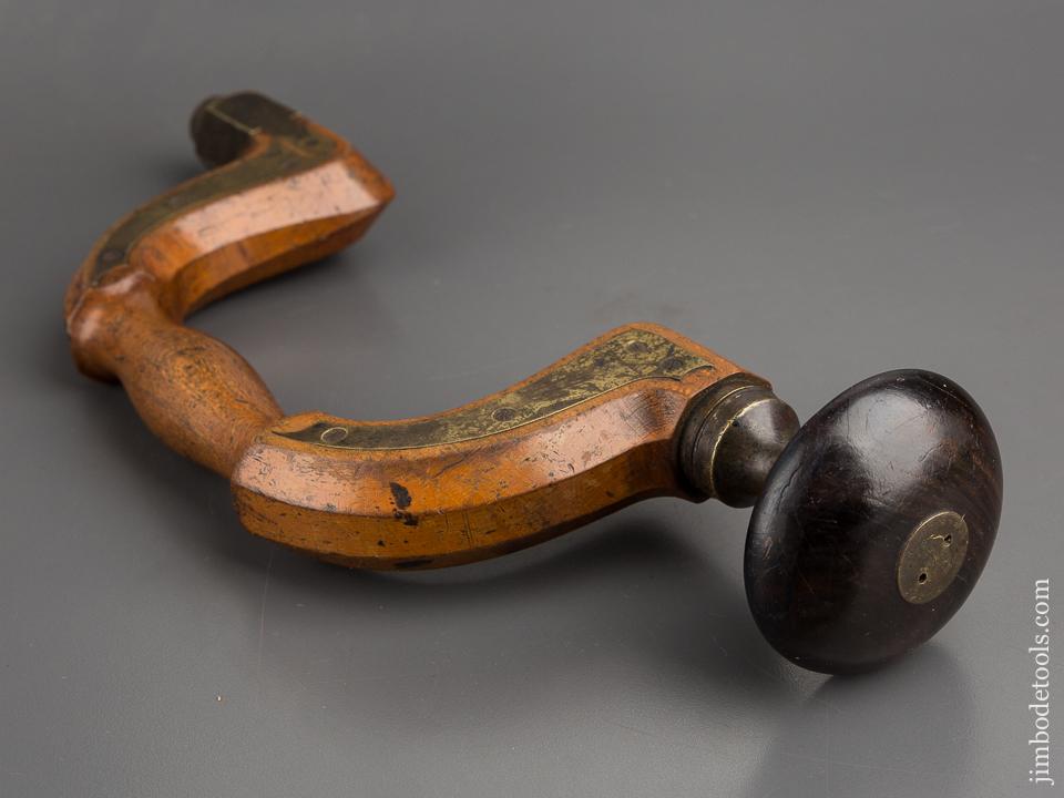 Fine BROWN & FLATHER Plated Brace with Lignum Head - 83322