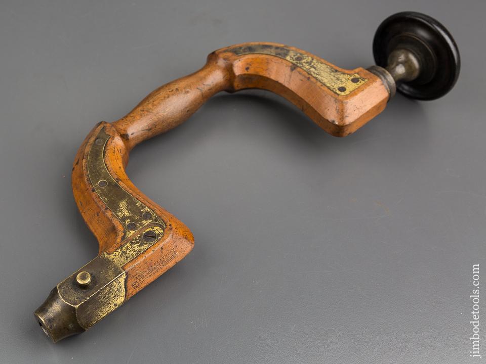 Fine BROWN & FLATHER Plated Brace with Lignum Head - 83322