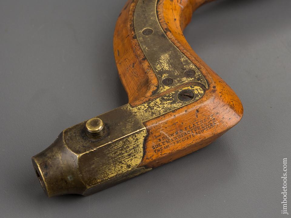 Fine BROWN & FLATHER Plated Brace with Lignum Head - 83322