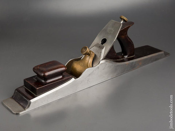 Awesome! NORRIS Pre-War 22 1/2 inch Dovetailed Steel & Rosewood Jointer Plane - 83325U