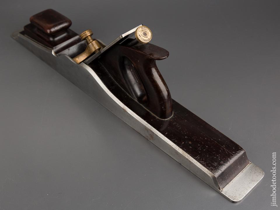 Awesome! NORRIS Pre-War 22 1/2 inch Dovetailed Steel & Rosewood Jointer Plane - 83325U
