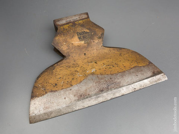 HURD'S RAZOR BLADE Broad Axe with Paint and Label! NEW OLD STOCK - 83327