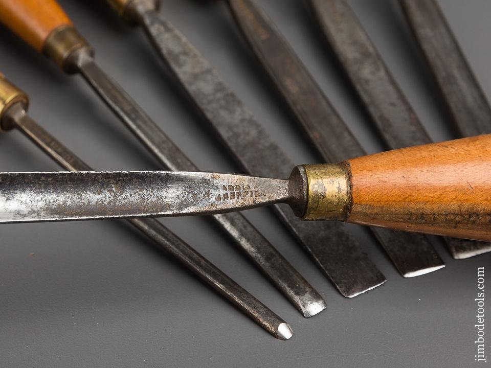 Seven ADDIS Carving Gouges - 833298 