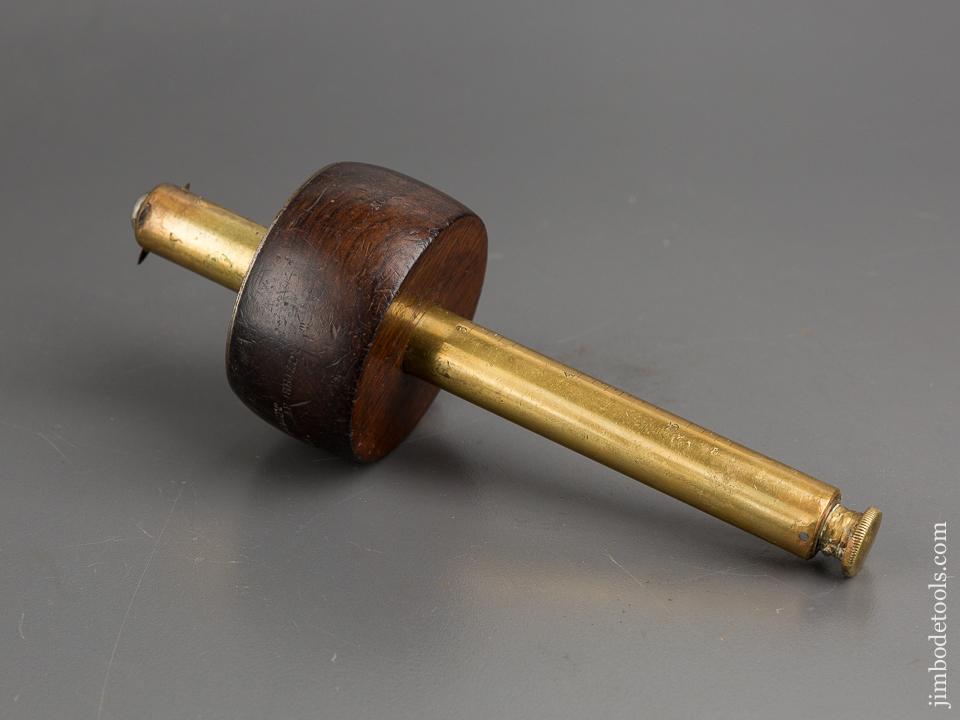 Seven inch WILLIAMS Patent May 226, 1857 STANLEY No. 90 Rosewood & Brass Combination Gauge - 83336