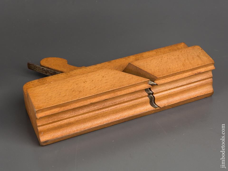 2 3/16 inch Wide GLEASON WATERTOWN NY Crispy Complex Molding Plane circa 1859-69 DEAD MINT - 83339U