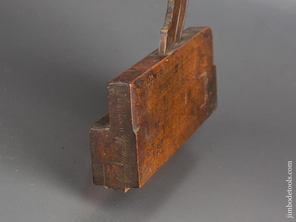 Miniature 7 1/2 inch Double Iron, Double Bead Coach Maker's Plane by D. MALLOCH PERTH circa 1850-1913 - 83375R