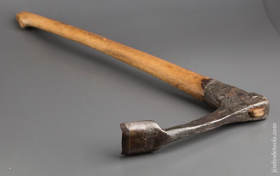 18th Century 10 1/2 x 28 inch Gutter Adze - 83382