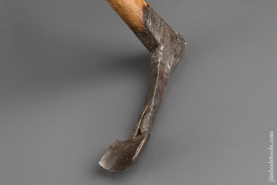18th Century 10 1/2 x 28 inch Gutter Adze - 83382