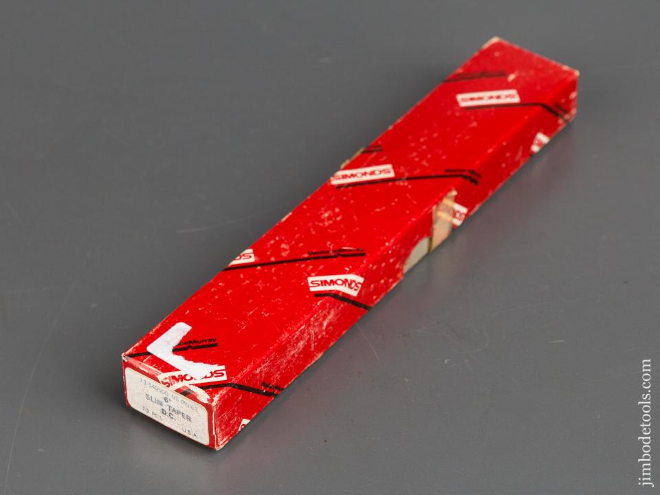 UNOPENED Box of Six inch Slim Taper Saw Files — 83394