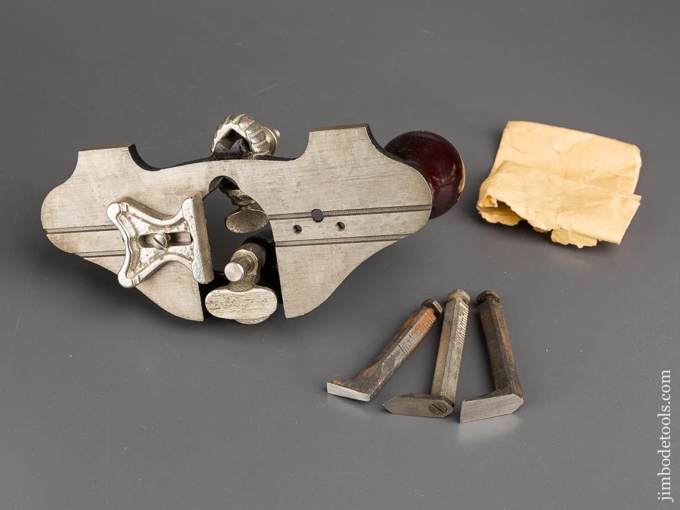 100% Complete! STANLEY No. 71 Router Plane MINT in Original Box - 83397