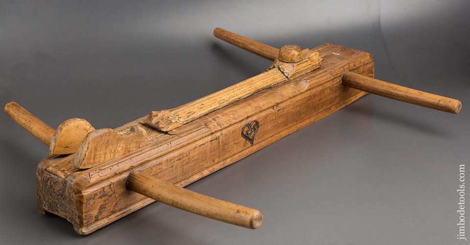 Fabulous 26 inch Spelk Plane with Carved Decorations - 83433